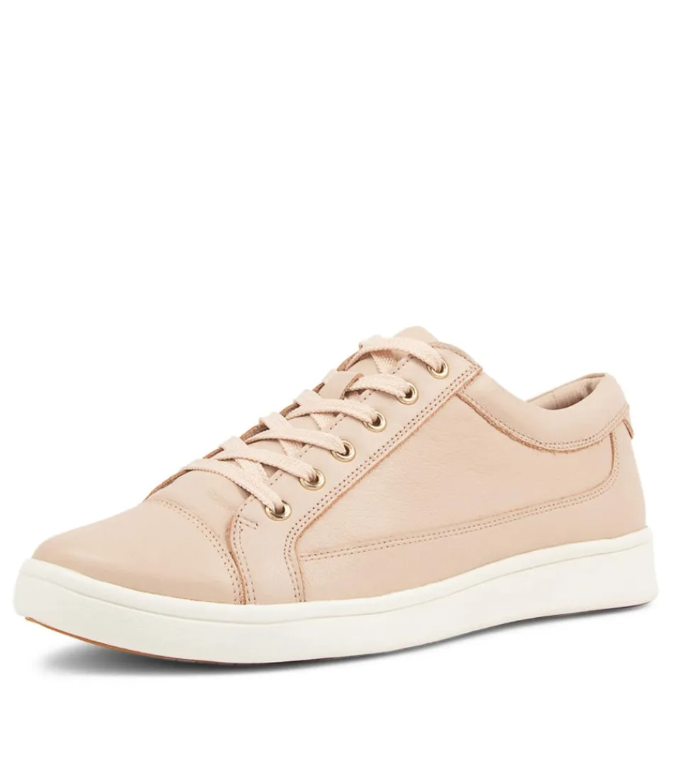 Women ZIERA Sneakers<Danni Xf Pale Pink Leather Sneakers