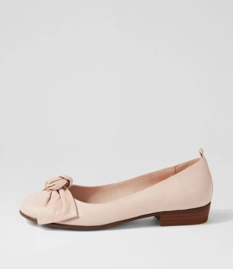 Women DJANGO & JULIETTE Flats<Dell Dusty Pink Leather Ballet Flats