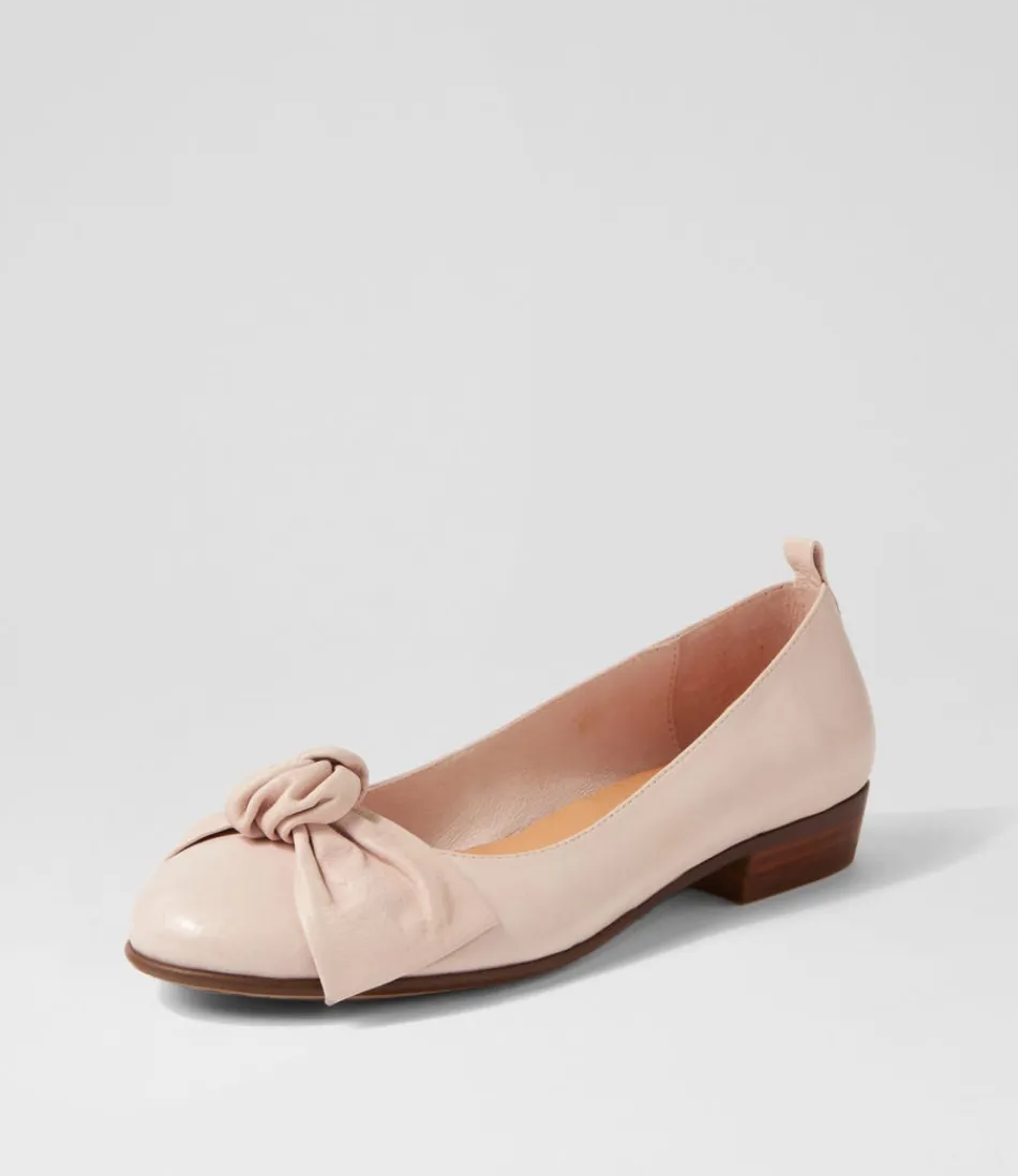 Women DJANGO & JULIETTE Flats<Dell Dusty Pink Leather Ballet Flats