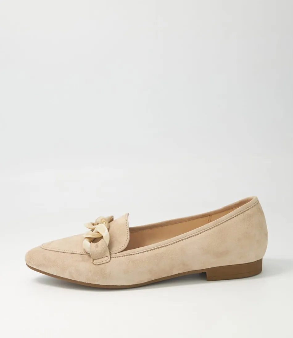 Women GABOR Comfort<Diego Desert Leather Loafers