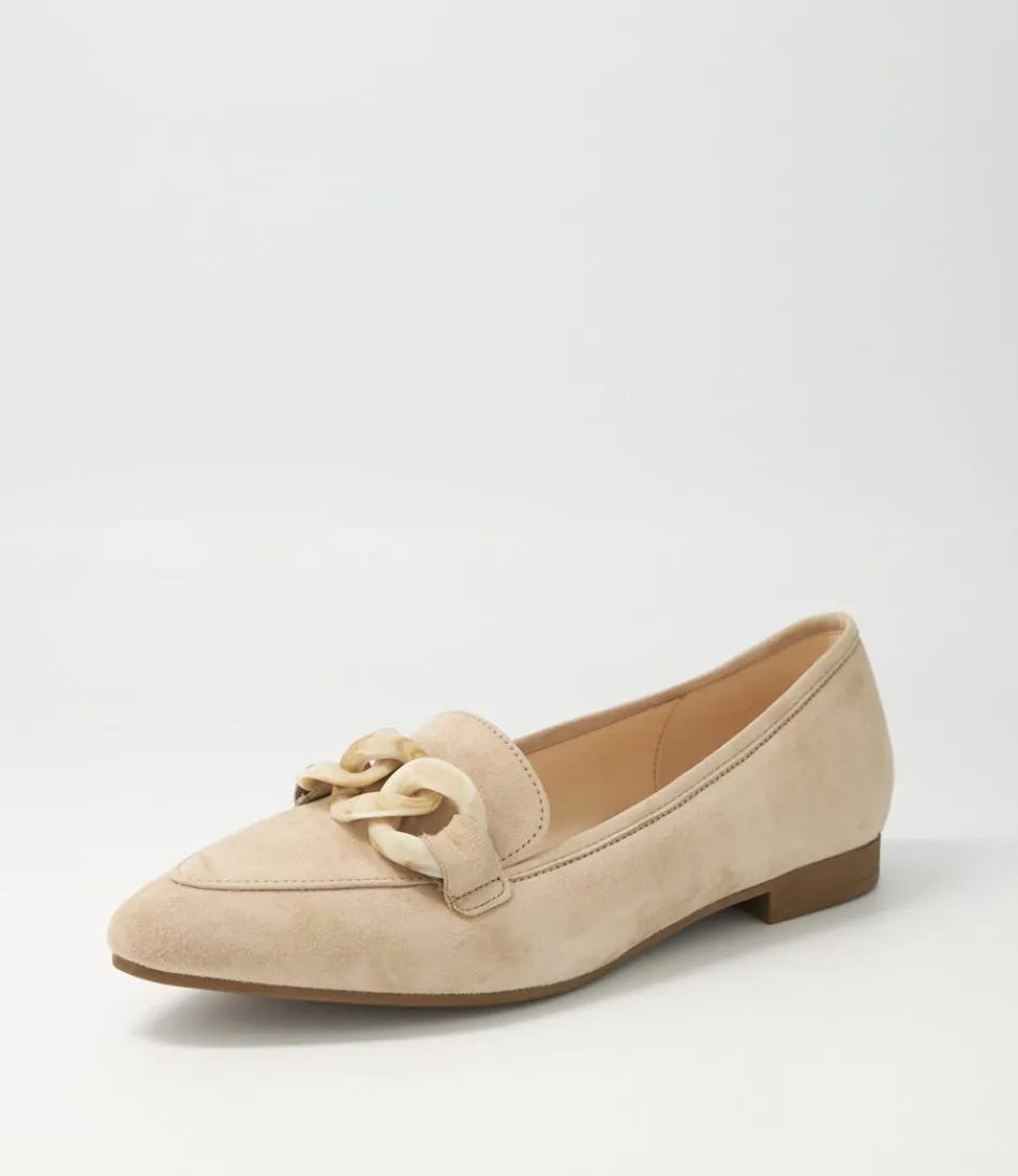 Women GABOR Comfort<Diego Desert Leather Loafers