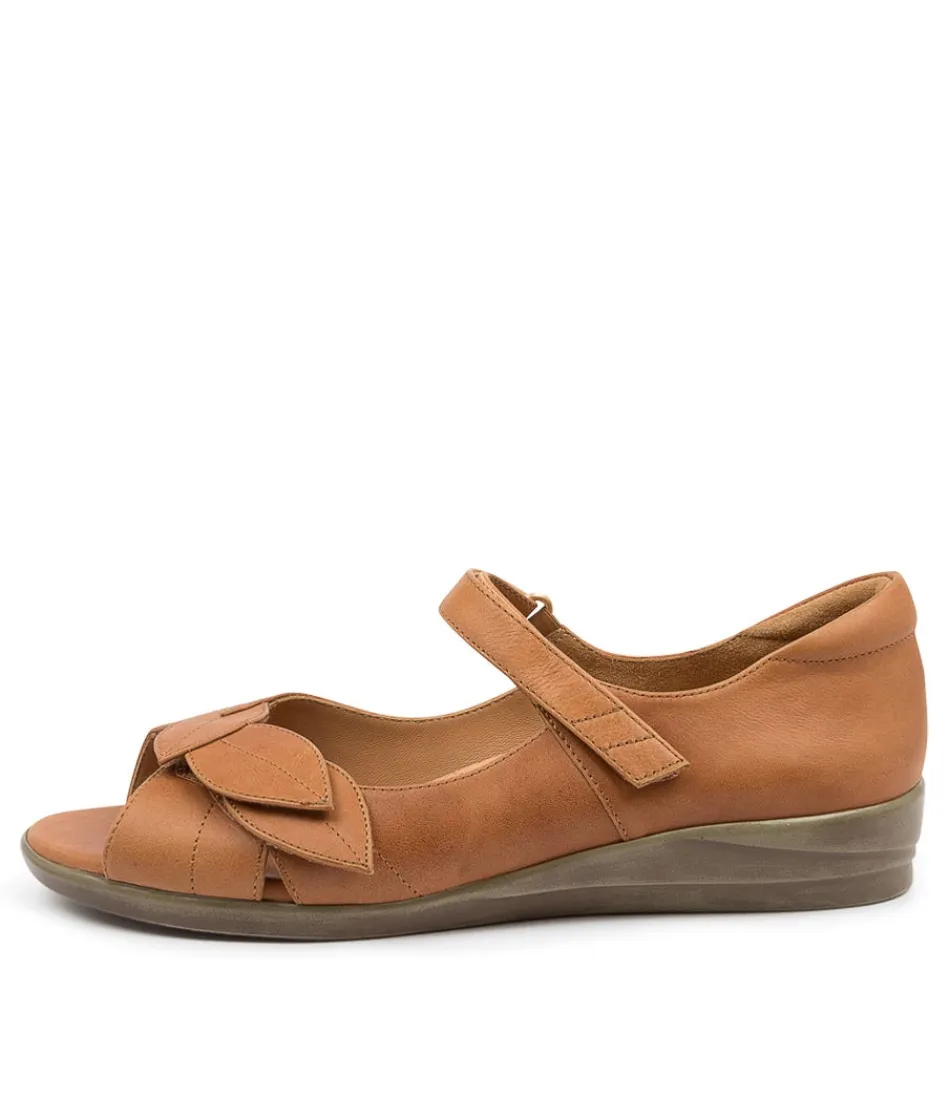 Women ZIERA Comfort<Disco W Tan Leather