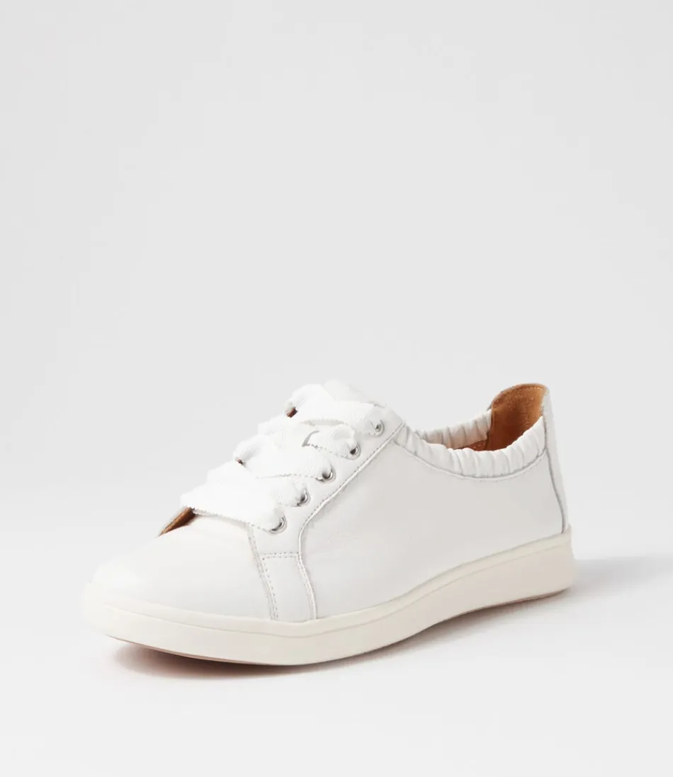 Women ZIERA Sneakers<Doha Xf White Leather Sneakers