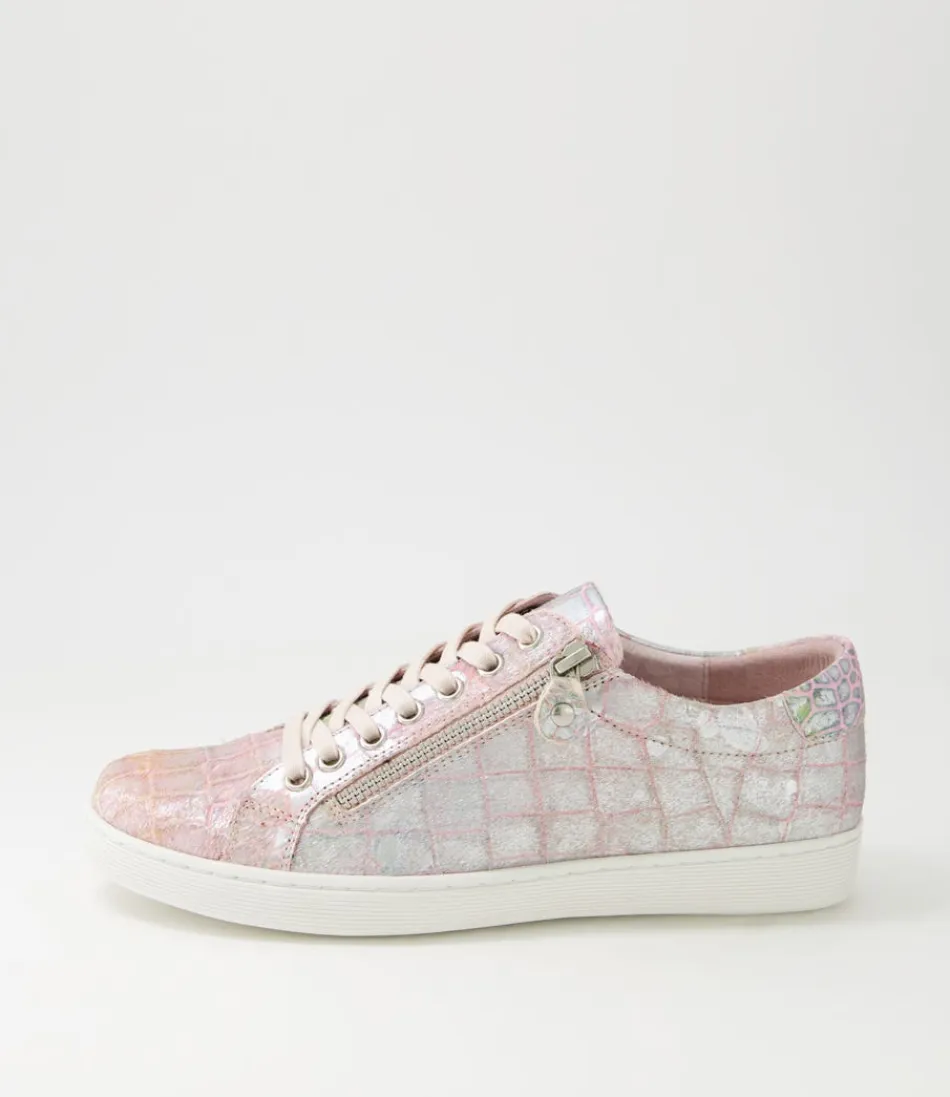 Women DJANGO & JULIETTE Sneakers<Donat Light Pink Iridescent Pony Sneakers