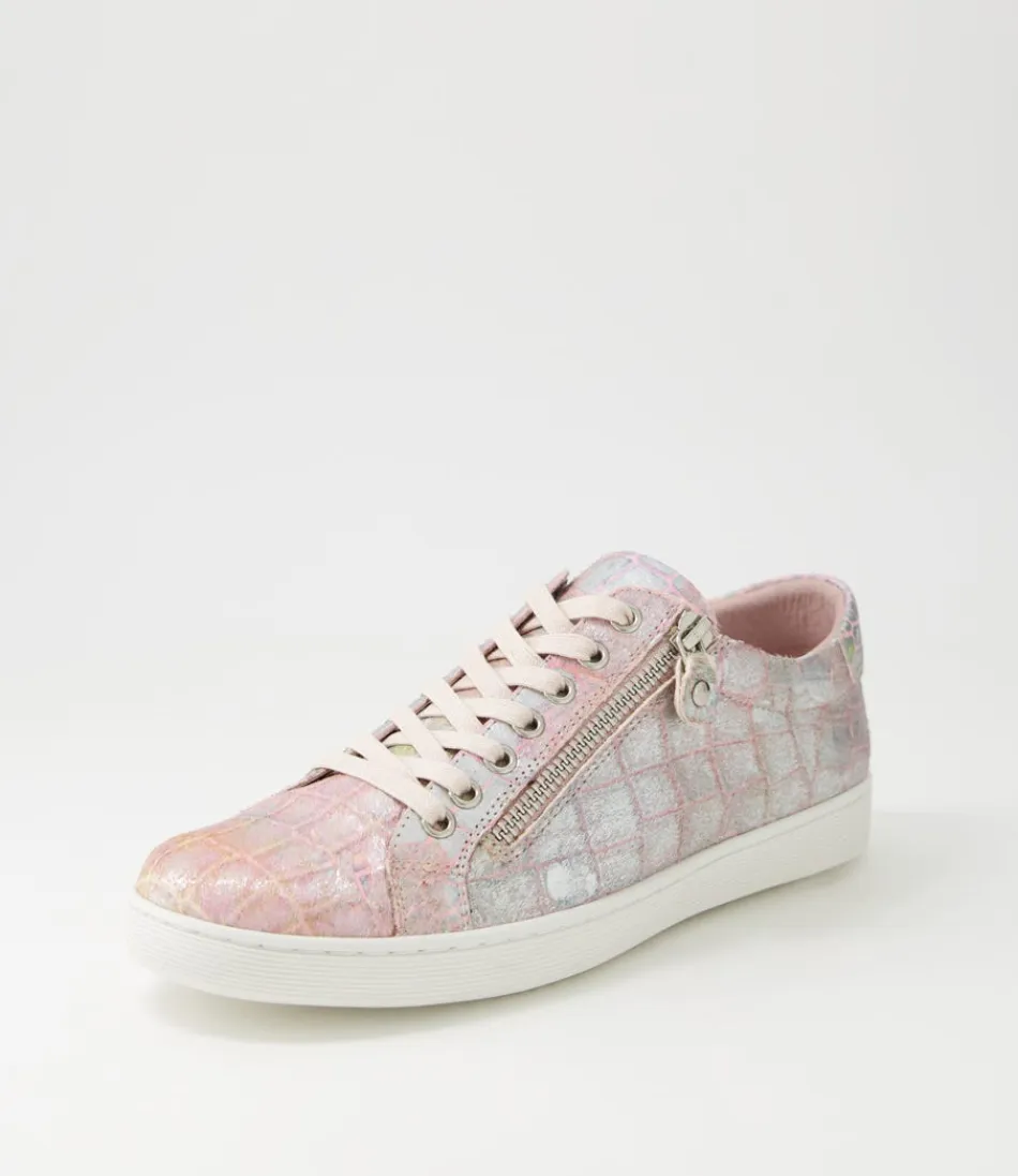 Women DJANGO & JULIETTE Sneakers<Donat Light Pink Iridescent Pony Sneakers