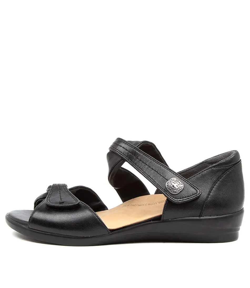 Women ZIERA Comfort<Doxie W Black Leather