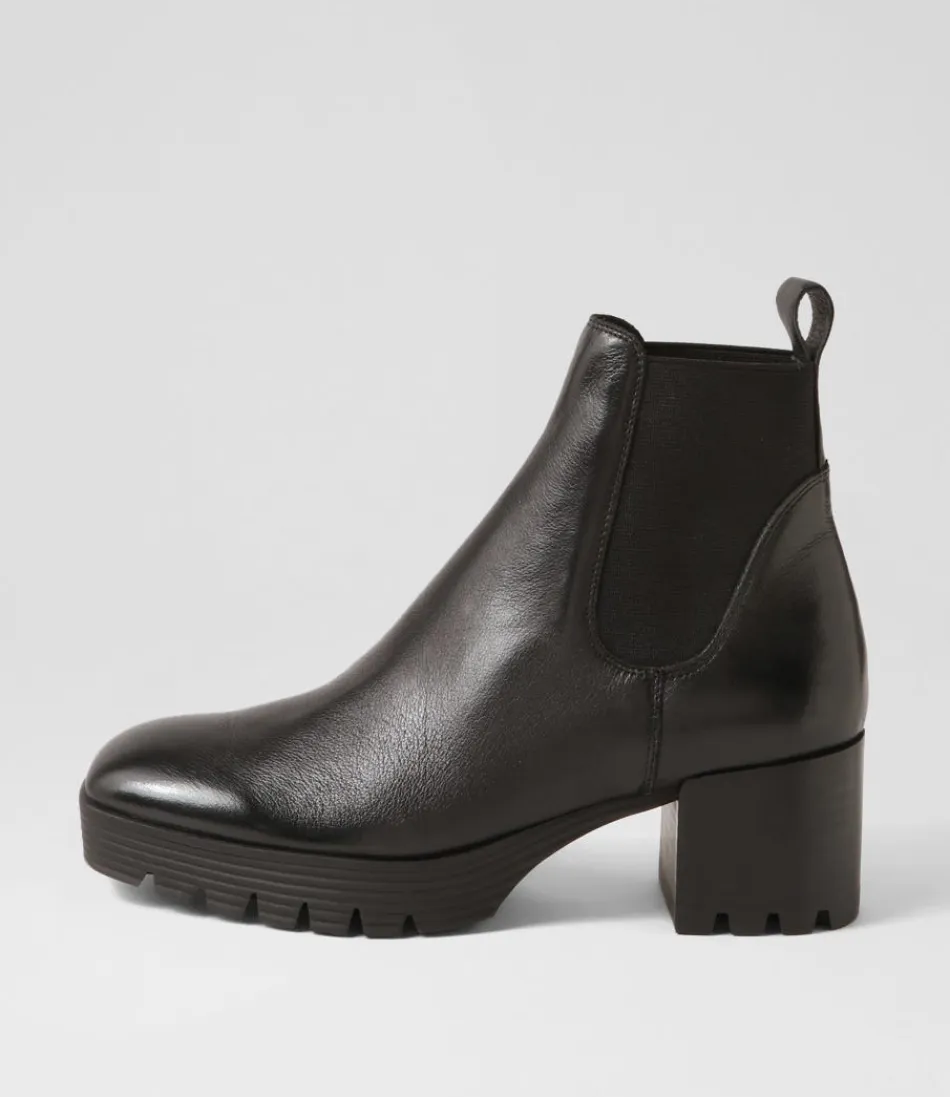 Women DJANGO & JULIETTE Boots<Dunkan Black Suede Chelsea Boots