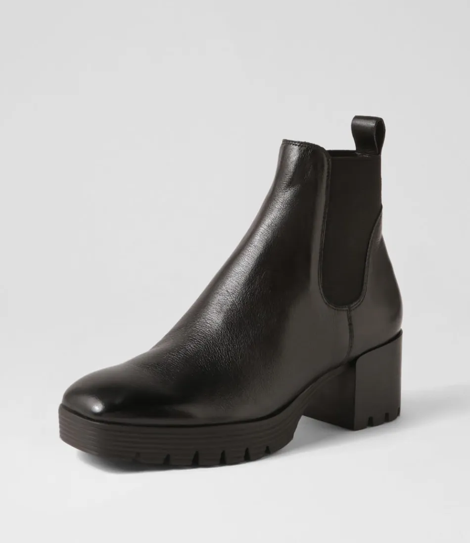 Women DJANGO & JULIETTE Boots<Dunkan Black Suede Chelsea Boots