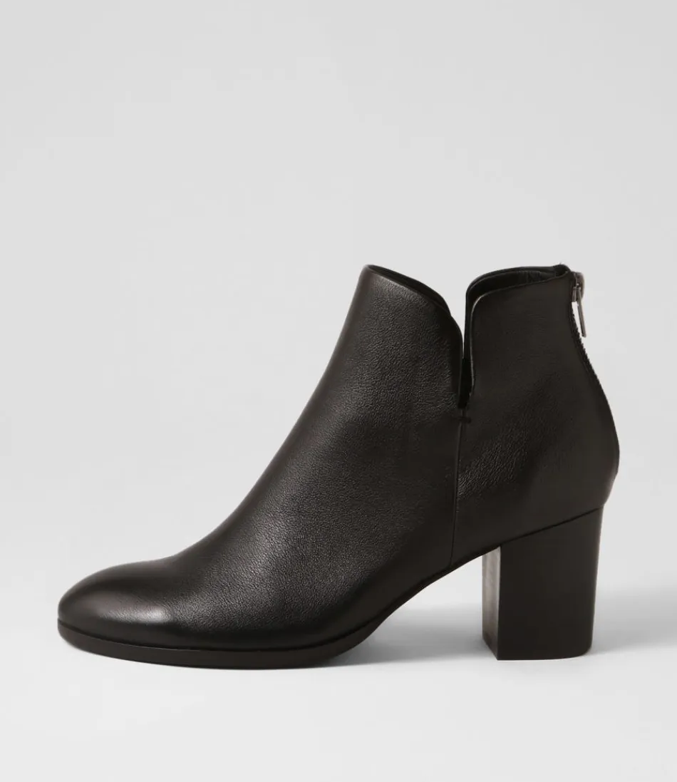 Women DJANGO & JULIETTE Boots<Duriel Black Leather Ankle Boots