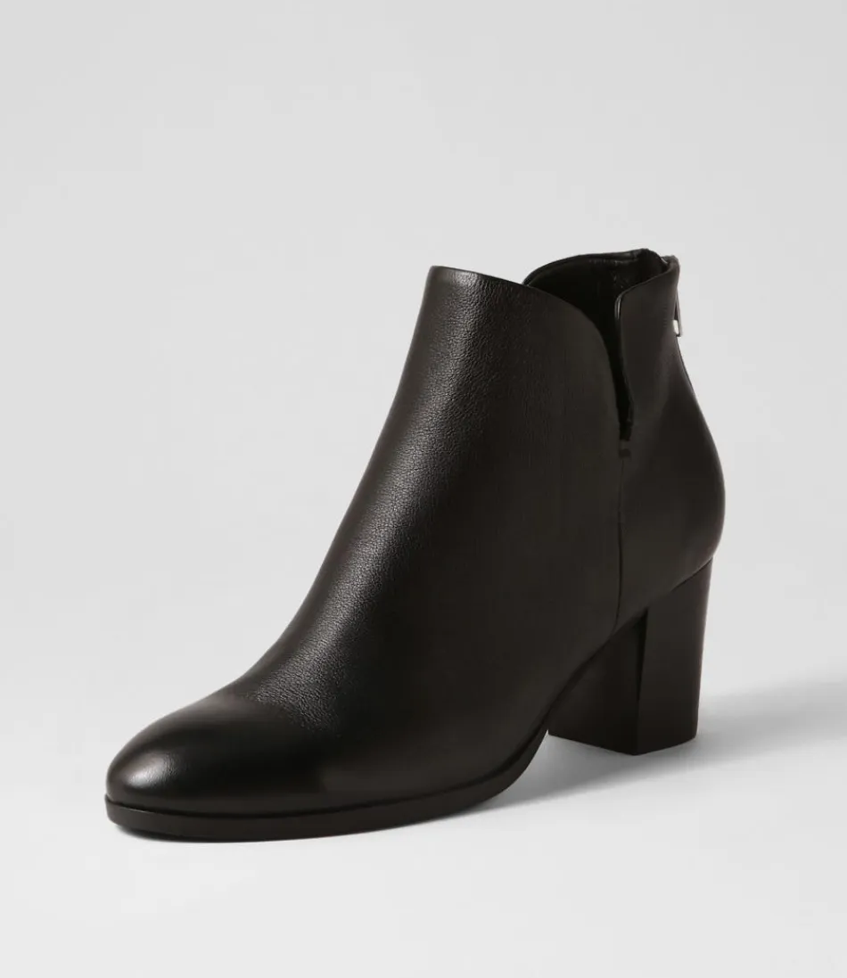 Women DJANGO & JULIETTE Boots<Duriel Black Leather Ankle Boots