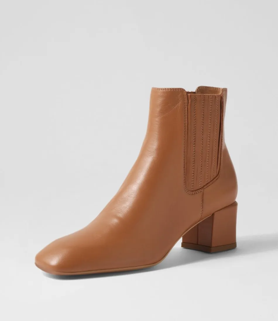 Women TOP END Boots<Elsea Tan Leather Chelsea Boots