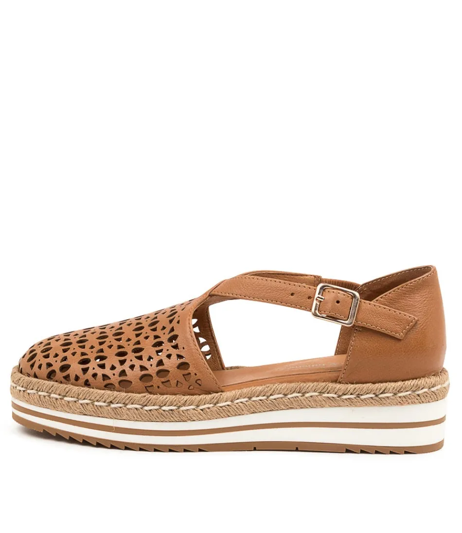 Women DJANGO & JULIETTE Wedges<Erika Dk Tan Leather