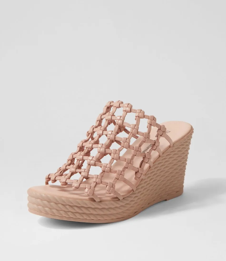 Women DJANGO & JULIETTE Wedges<Essexx Rose Leather Sandals