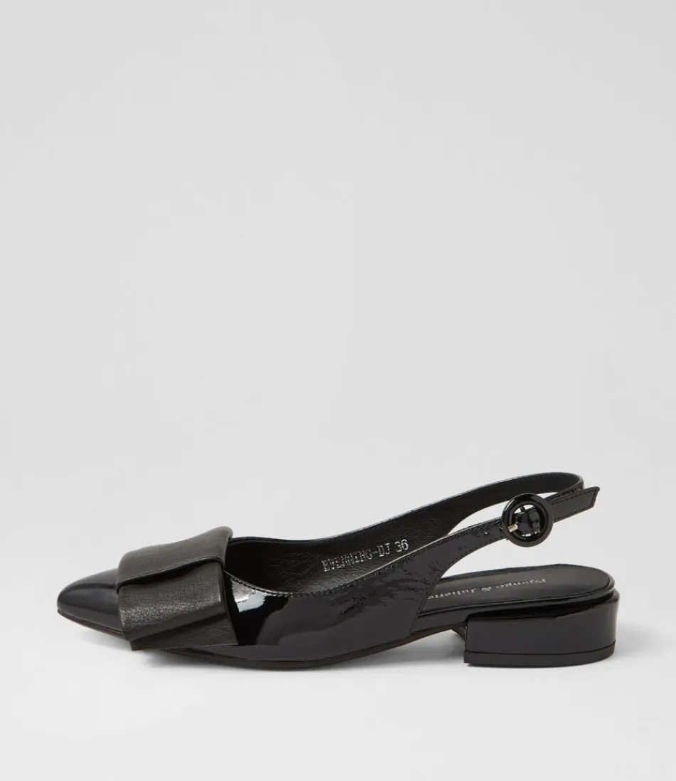 Women DJANGO & JULIETTE Flats<Evenning Black Patent Leather Flat Shoes