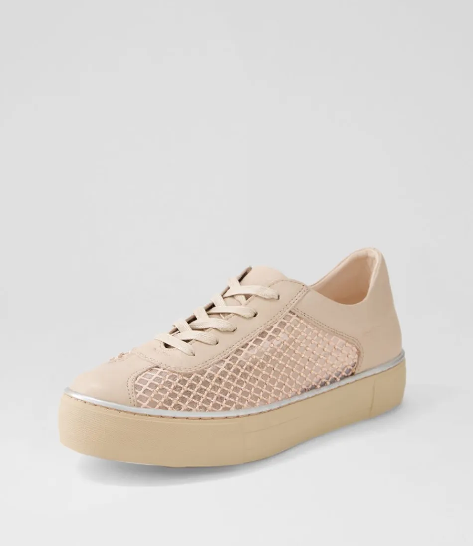 Women DJANGO & JULIETTE Sneakers<Fabia Nude Jewels Leather Sneakers