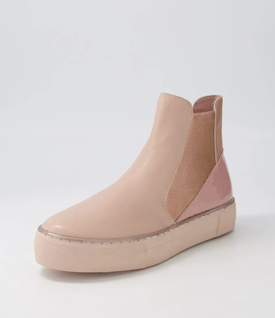 Women DJANGO & JULIETTE Boots<Famelia Cafe Pink Multi Chelsea Boots