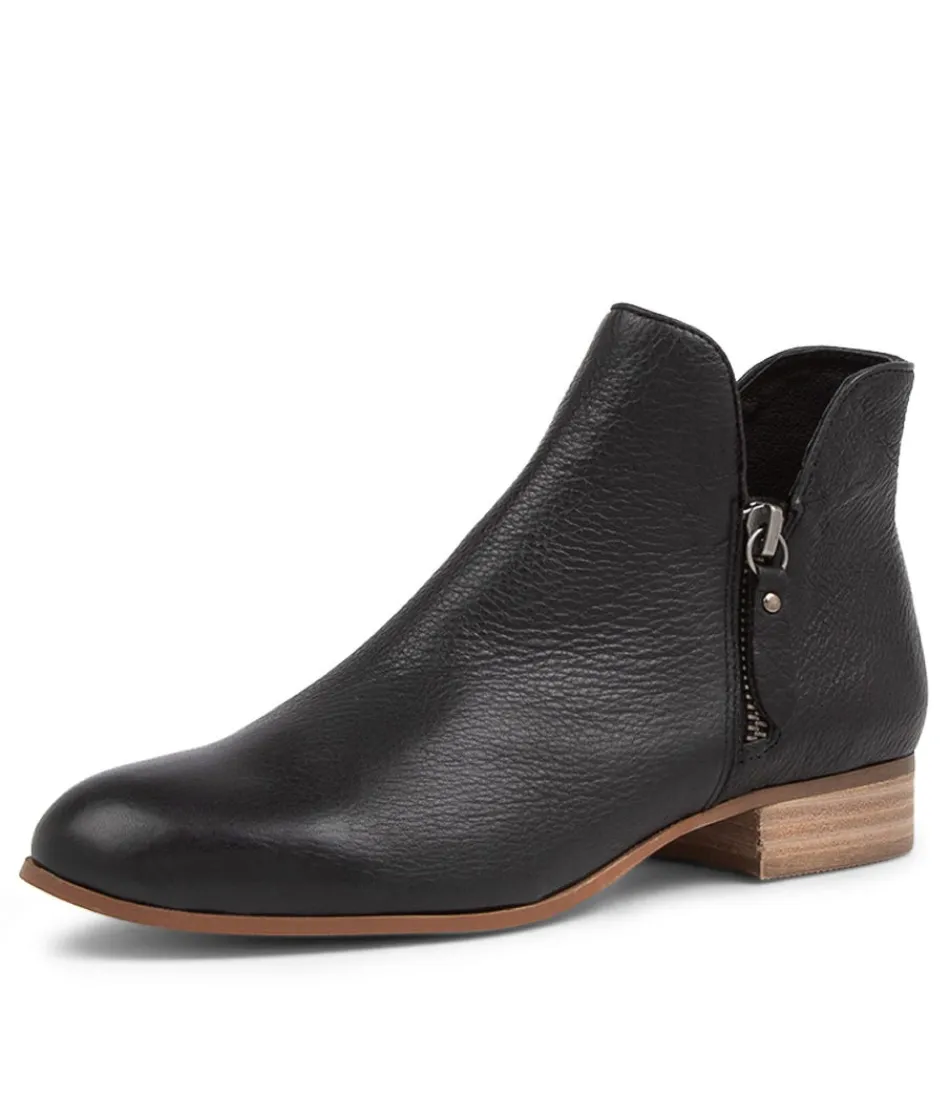 Women DJANGO & JULIETTE Boots<Faye Dj Black Natural Heel Leather