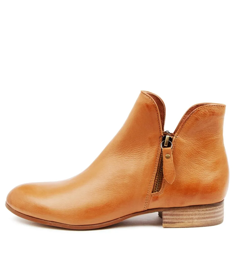 Women DJANGO & JULIETTE Boots<Faye Dk Tan Leather