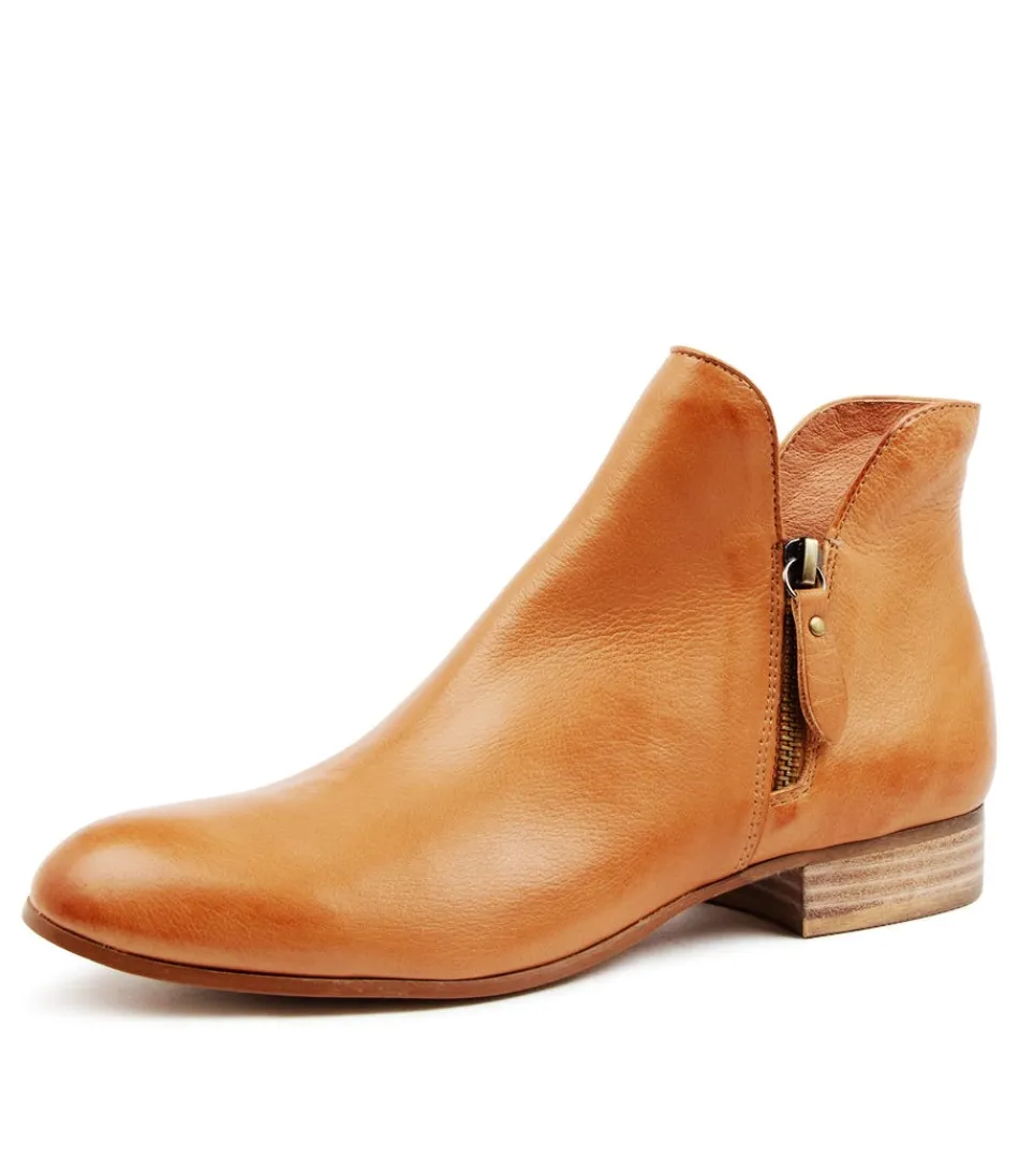 Women DJANGO & JULIETTE Boots<Faye Dk Tan Leather