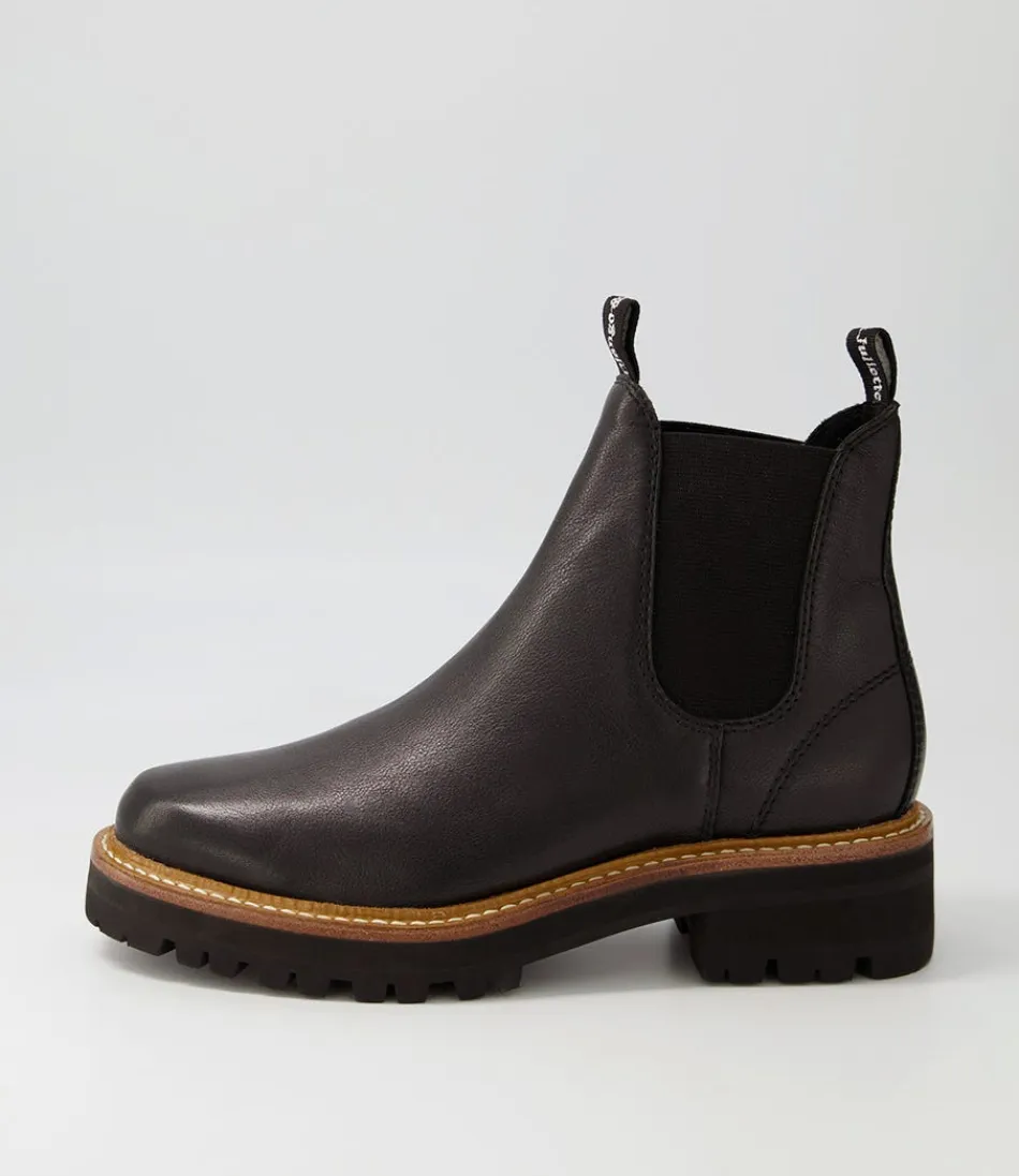 Women DJANGO & JULIETTE Boots<Femi Black Tumble Leather Chelsea Boots