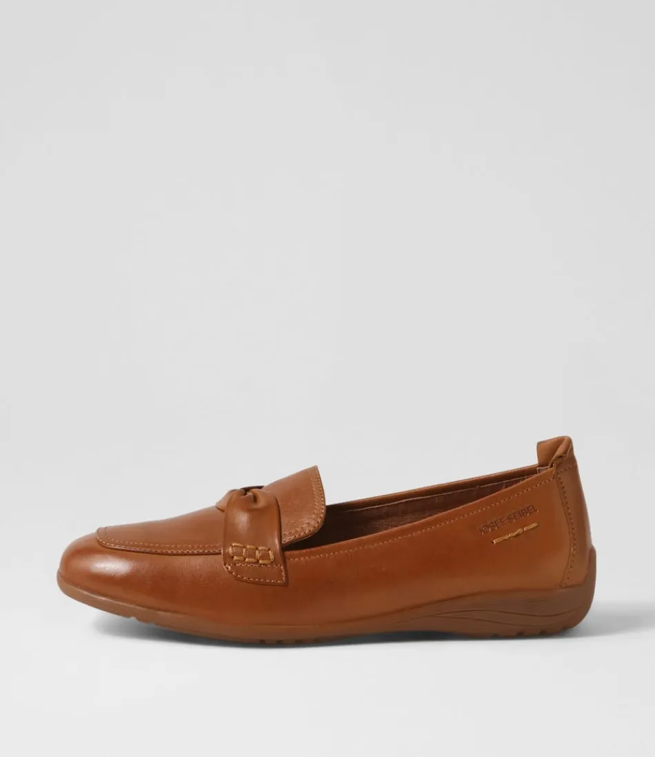 Women JOSEF SEIBEL Loafers<Fenja 14 Camel Leather Loafers