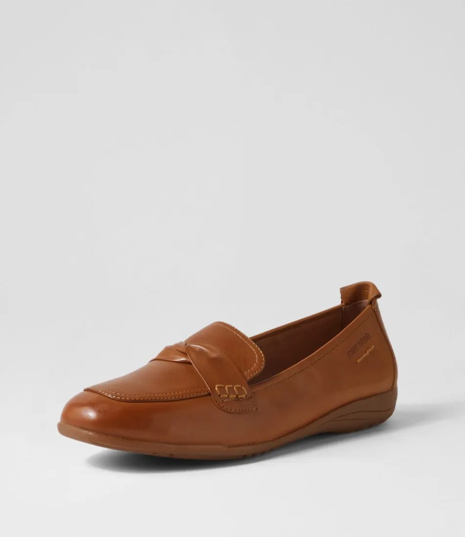 Women JOSEF SEIBEL Loafers<Fenja 14 Camel Leather Loafers