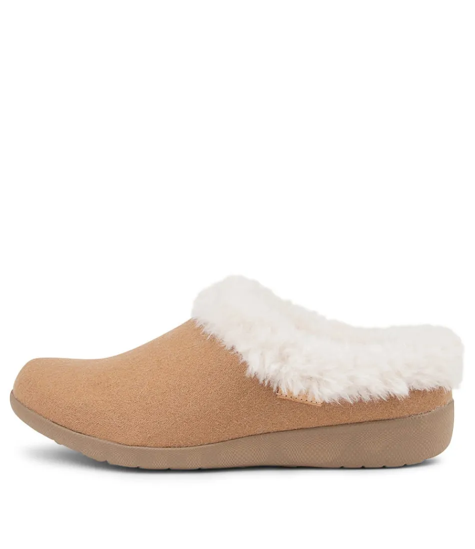 Women ZIERA Comfort<Fifi Xw Chestnut Fabric