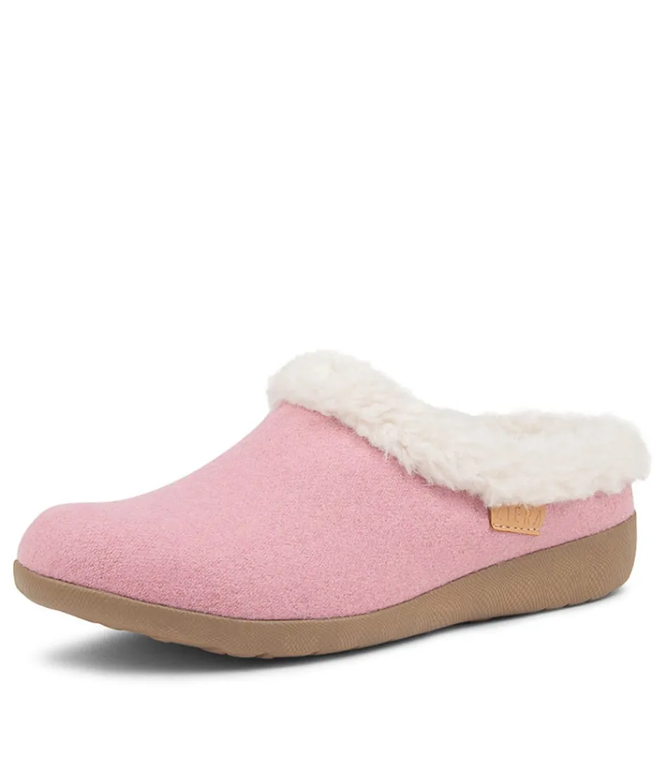 Women ZIERA Comfort<Fifi Xw Pale Pink Fabric