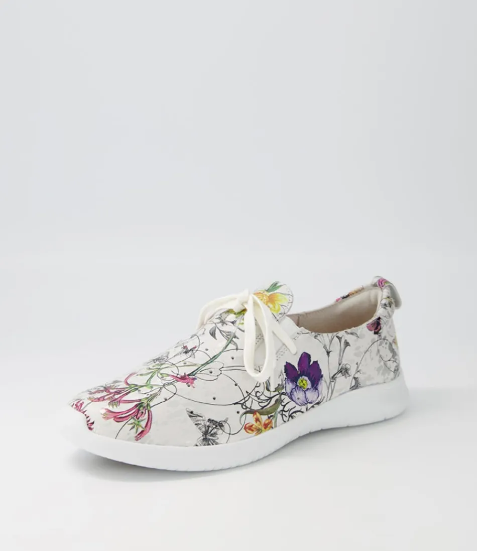 Women ZIERA Sneakers<Finar Xf White Fields Leather Sneakers