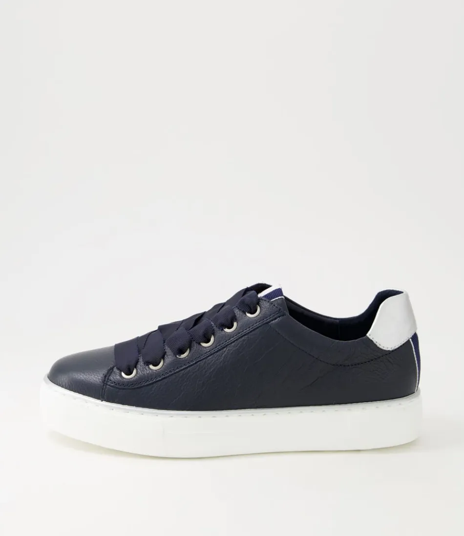 Women DJANGO & JULIETTE Flats<Finni Navy Multi Sneakers