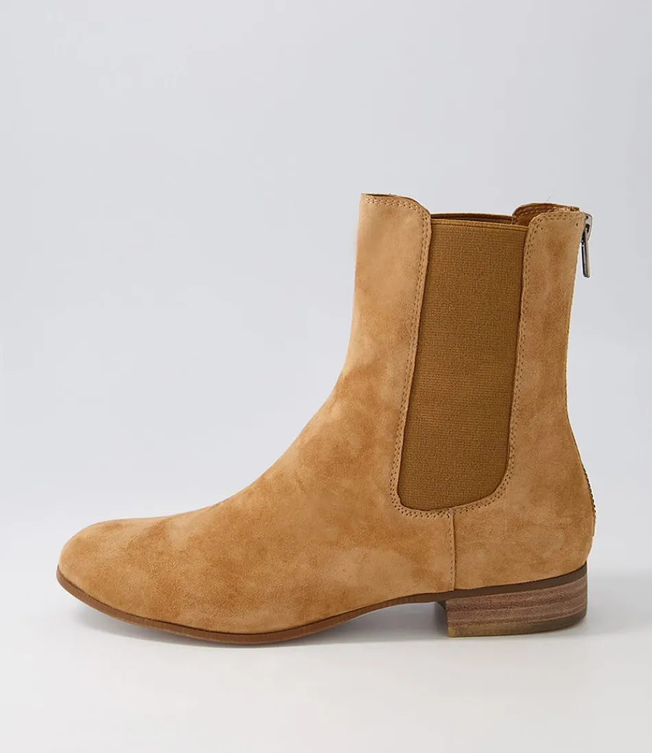 Women DJANGO & JULIETTE Boots<Flukie Toffee Suede Ankle Boots