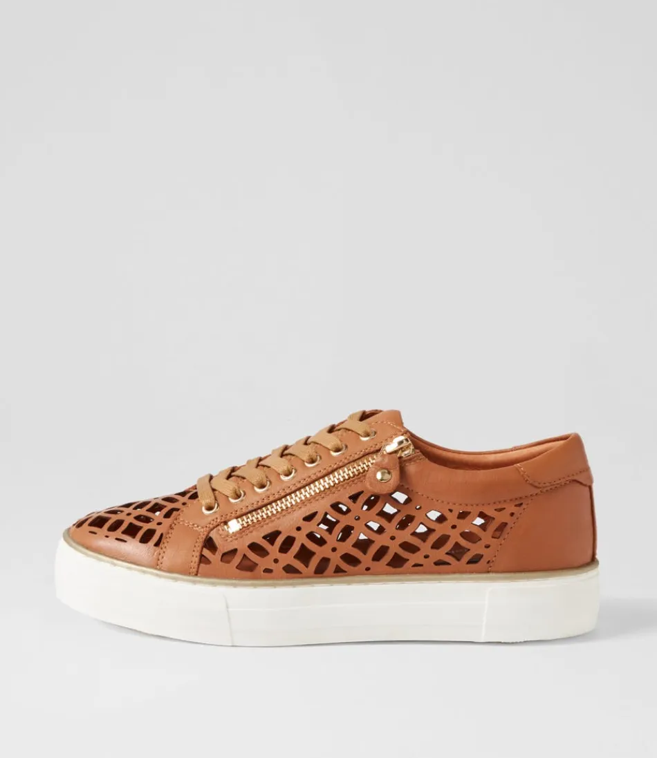 Women DJANGO & JULIETTE Sneakers<Flynng Tan White Leather Sneakers