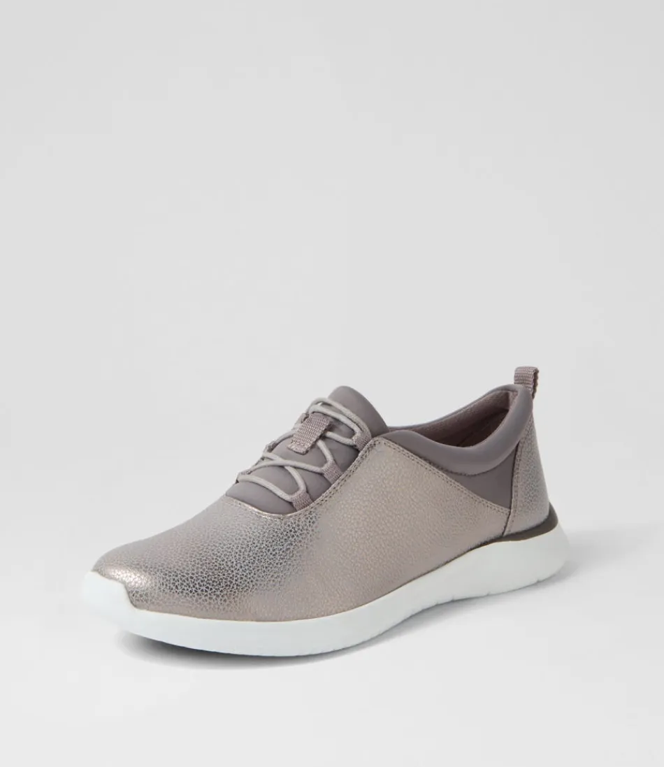 Women ZIERA Comfort<Fox Xf Grey Brush Leather