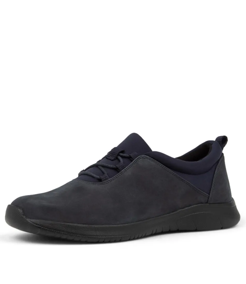 Women ZIERA Comfort<Fox Xf Navy Nubuck Sneakers