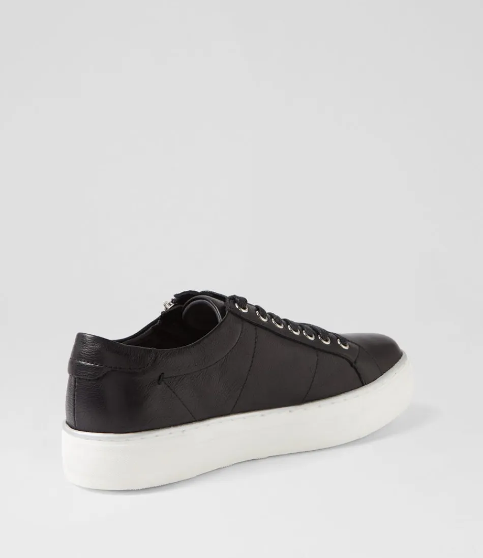 Women DJANGO & JULIETTE Sneakers<Froggy Dj Black White Sole Leather