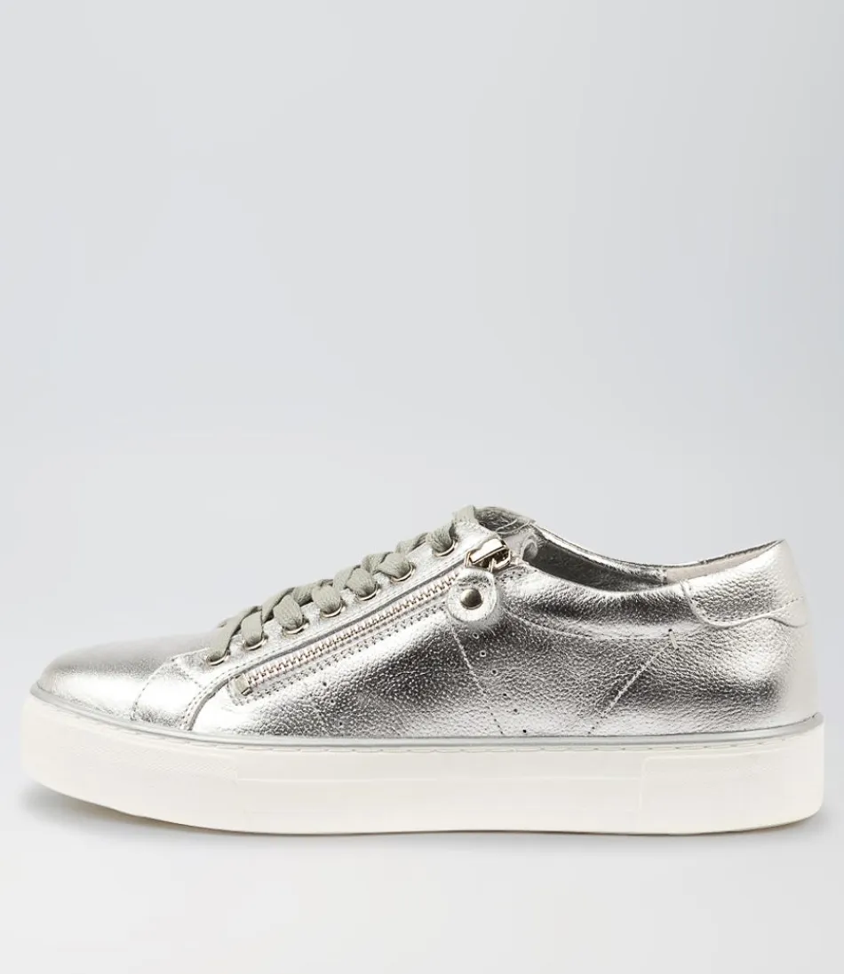 Women DJANGO & JULIETTE Sneakers<Froggy Dj Silver Leather