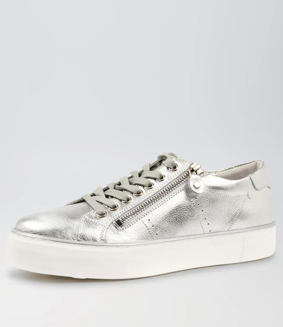 Women DJANGO & JULIETTE Sneakers<Froggy Dj Silver Leather