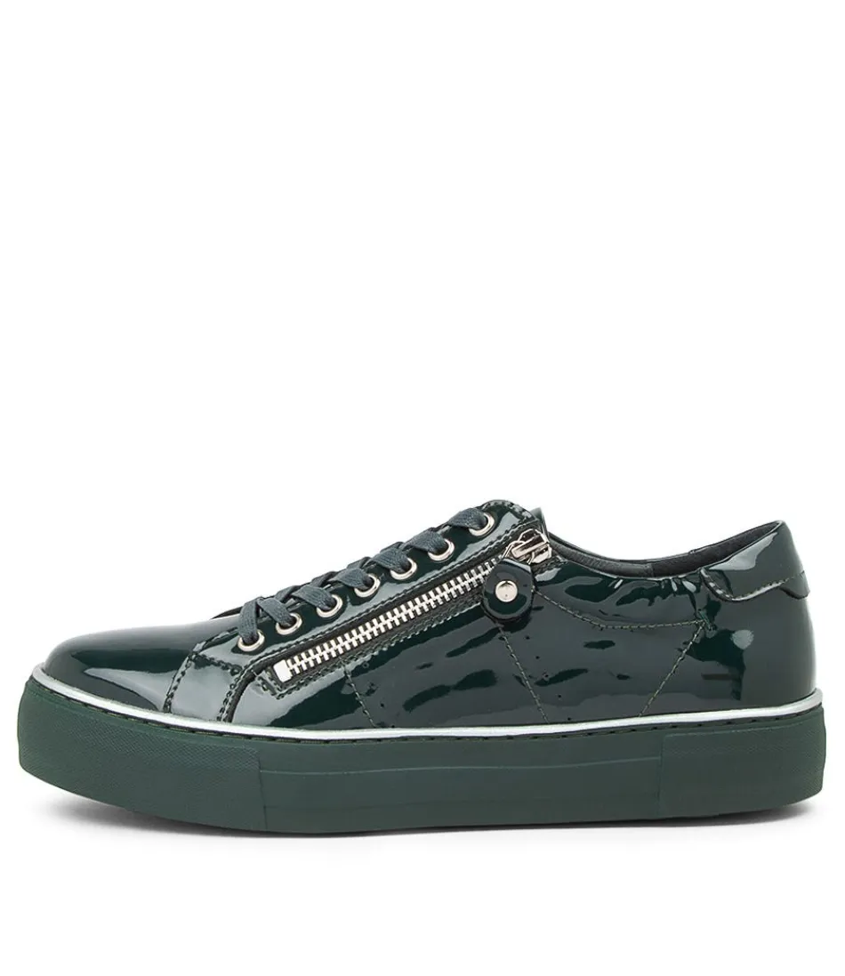 Women DJANGO & JULIETTE Sneakers<Froggy Forest Patent Leather Sneakers F Sole