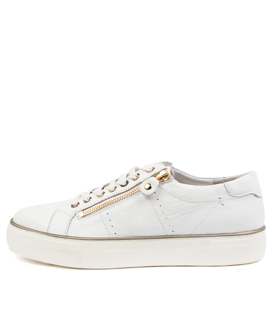 Women DJANGO & JULIETTE Sneakers<Froggy White Leather