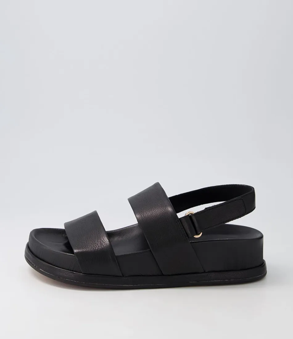 Women DJANGO & JULIETTE Sandals<Gabisse Black Leather Sandals