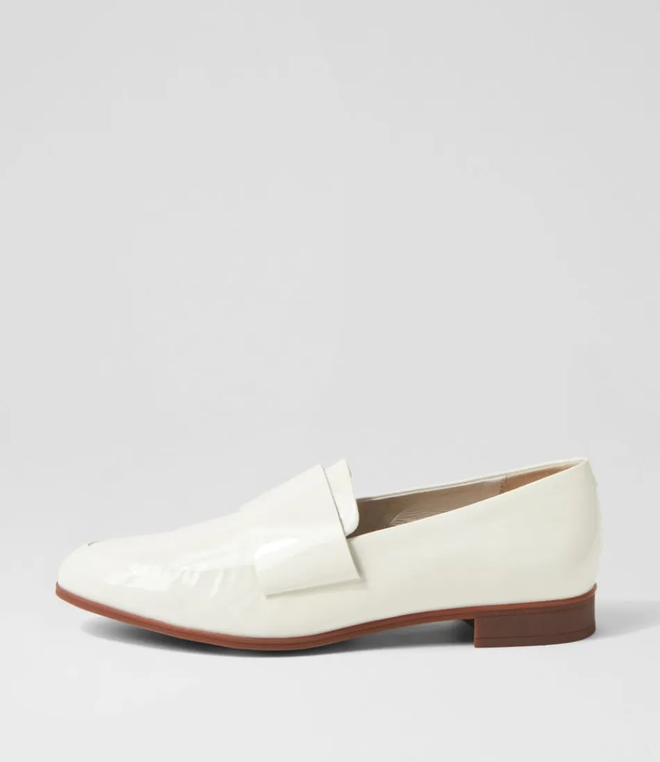 Women DJANGO & JULIETTE Loafers<Gabrian Ivory Patent Leather Loafers