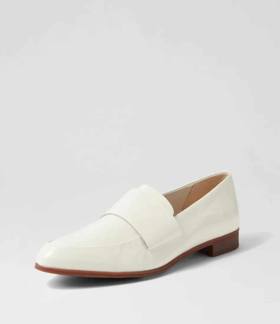 Women DJANGO & JULIETTE Loafers<Gabrian Ivory Patent Leather Loafers