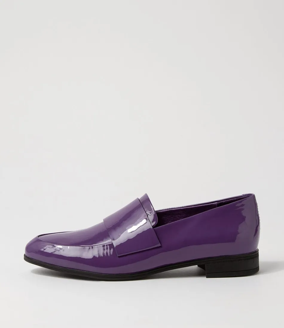 Women DJANGO & JULIETTE Loafers<Gabrian Purple Patent Leather Loafers