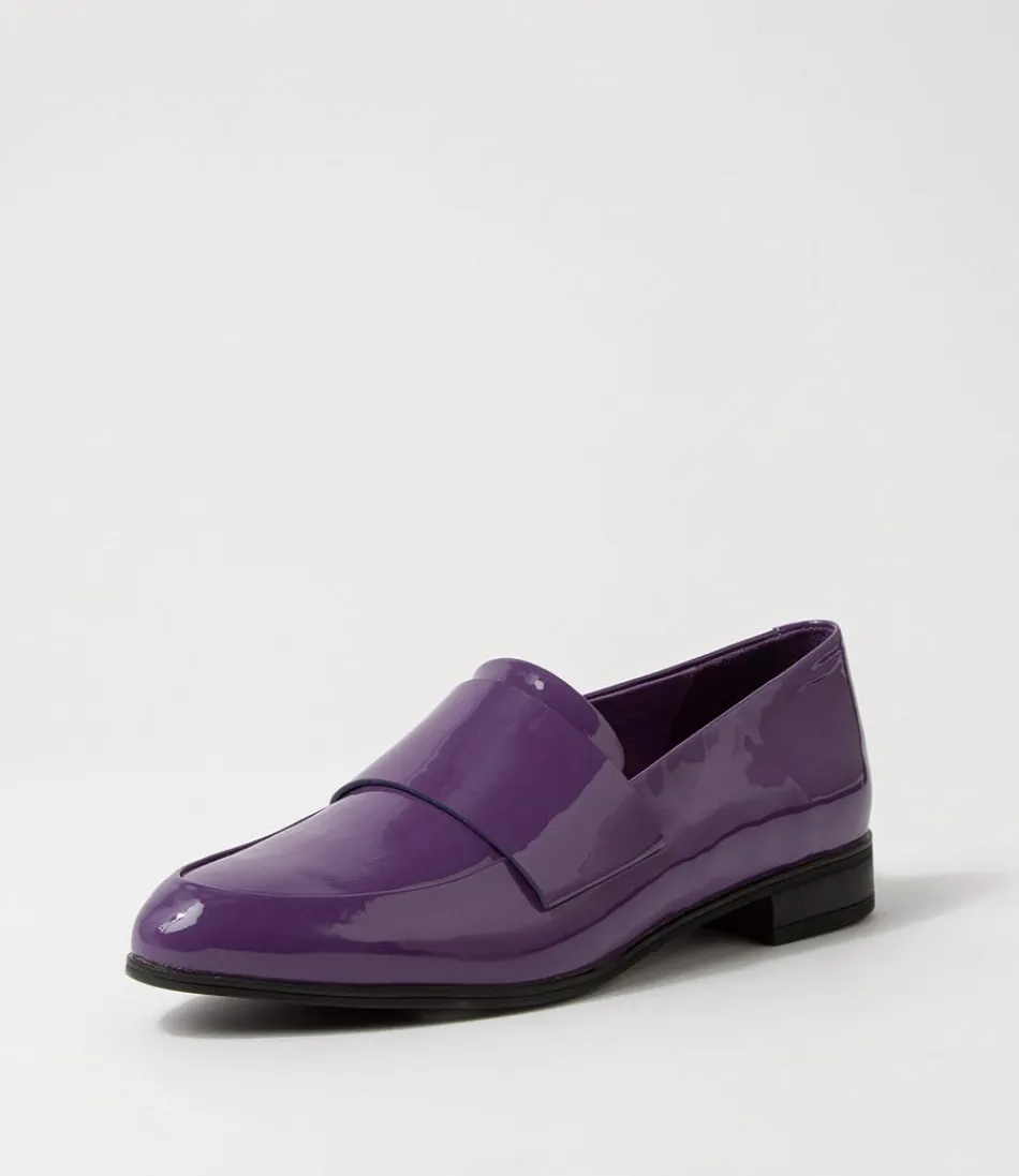 Women DJANGO & JULIETTE Loafers<Gabrian Purple Patent Leather Loafers