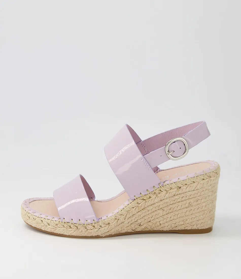 Women TOP END Espadrilles<Gaga Lilac Patent Leather Espadrilles