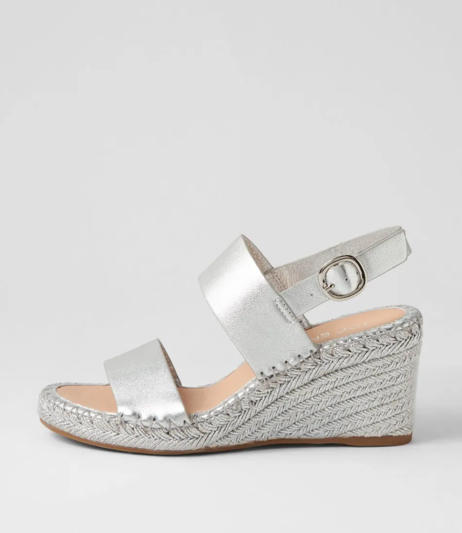 Women TOP END Espadrilles<Gaga Silver Rope Leather Sandals