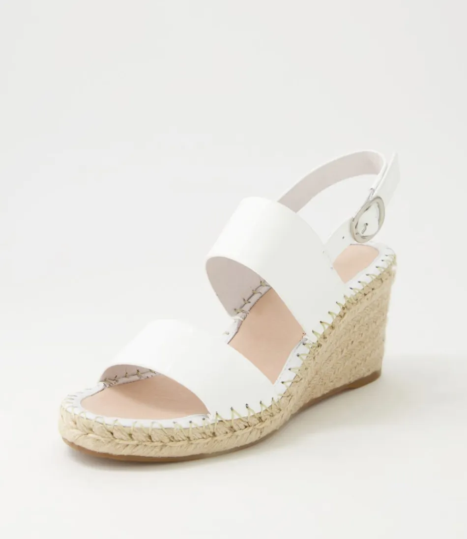 Women TOP END Espadrilles<Gaga White Patent Leather Espadrilles