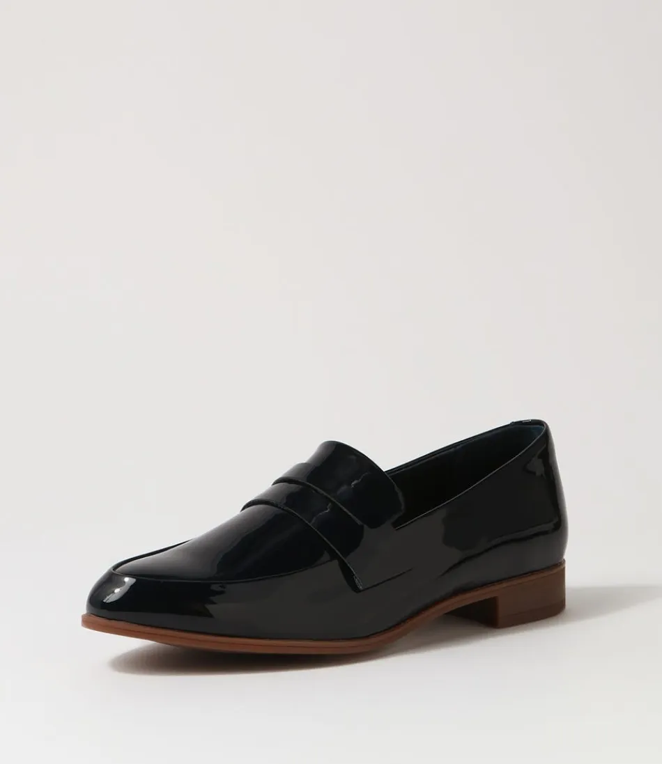 Women DJANGO & JULIETTE Loafers<Gebeze Navy Patent Leather Loafers