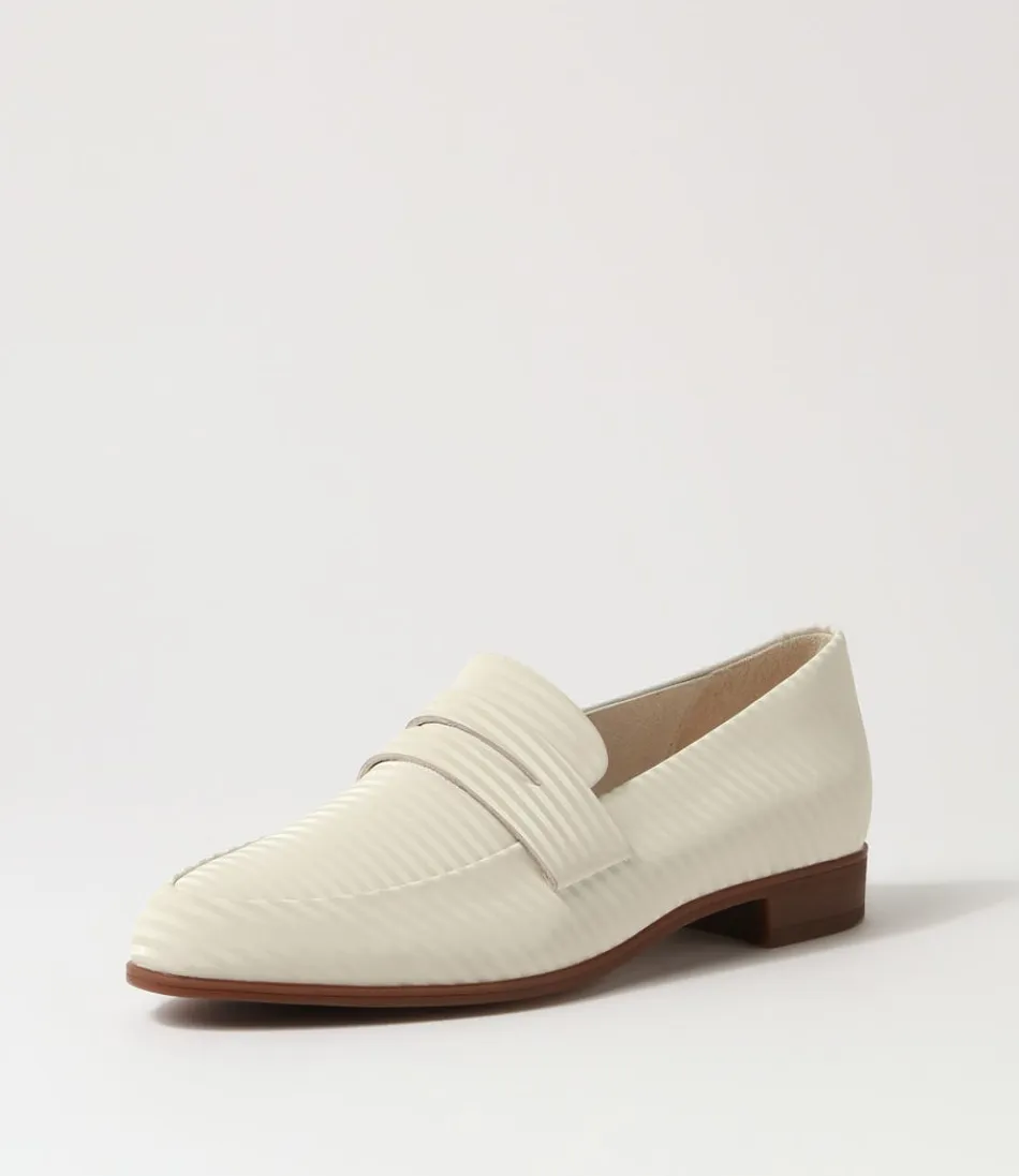 Women DJANGO & JULIETTE Loafers<Gebeze Vanilla Stripe Leather Loafers