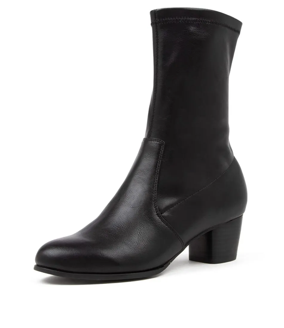 Women ZIERA Boots<Genevey W Black Ankle Boots Bh